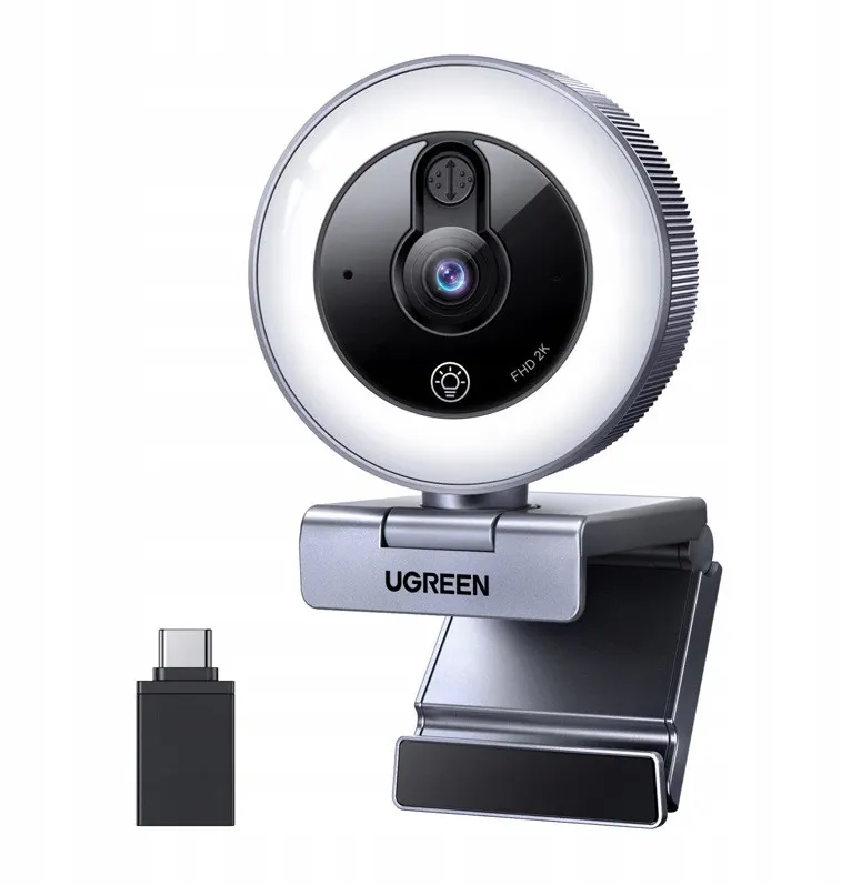 Wabcam 2K 30FPS LED backlight, Built-in microphone
