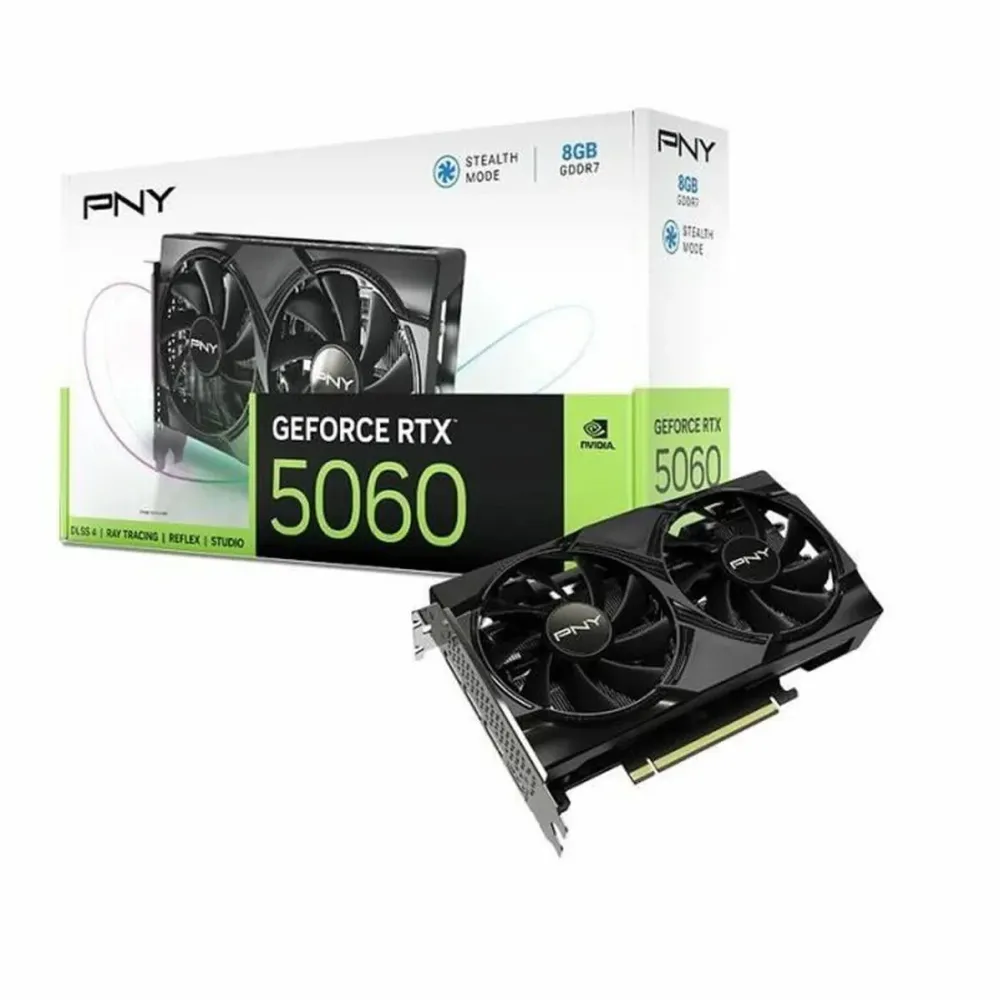 PNY RTX5060 Dual Fan 8GB GDDR7 3xDP,1xHDMI