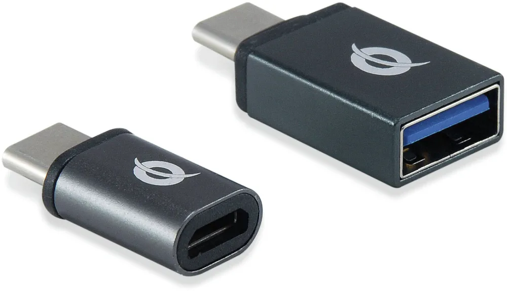 CONCEPTRONIC Adapter USB-C->-A/Micro-B  2Stk 480Mbs   OTG gr