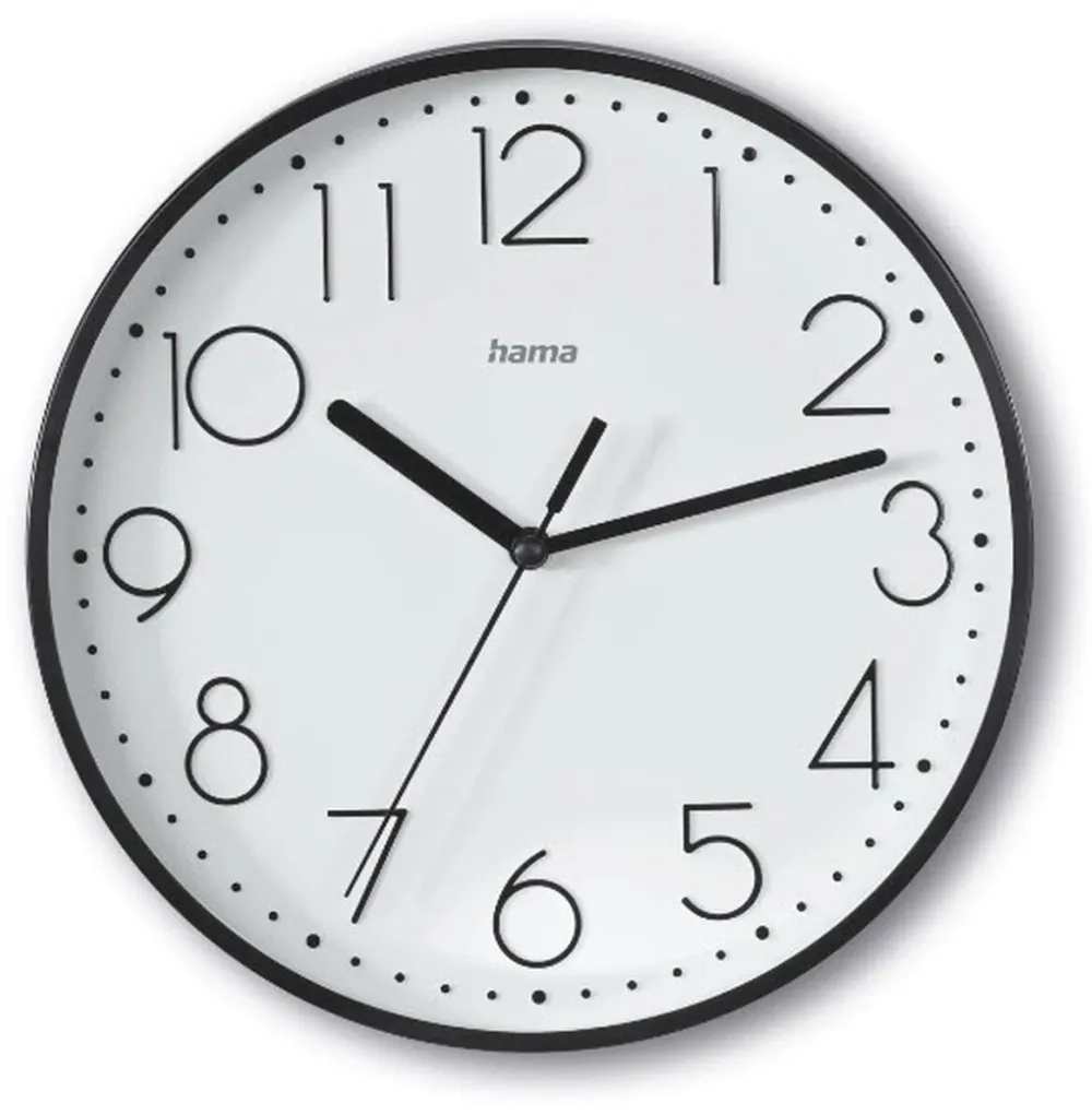 Salina wall clock 22cm black