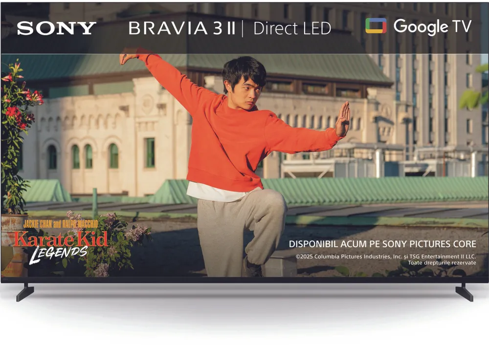 Televizor Sony BRAVIA XR 3 II LED 50XR39M2, 126 cm, Smart Google TV, 4K Ultra HD, 120Hz, Clasa F (Model 2026)