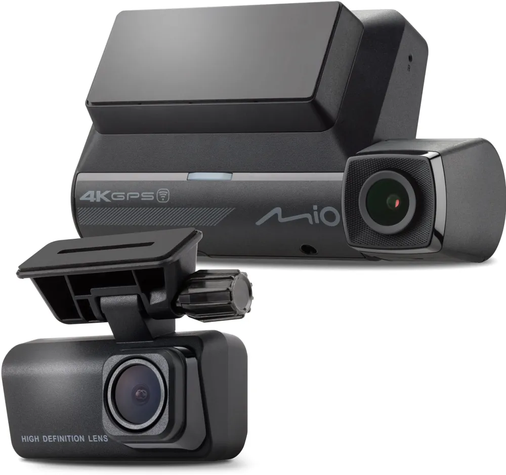Camera auto, MIO MiVue 956WD 4K + Full HD, Duala, Sony STARVIS 2, WIFI, GPS, HDR, 60fps, Mod Parcare optional, Night vision ULTRA