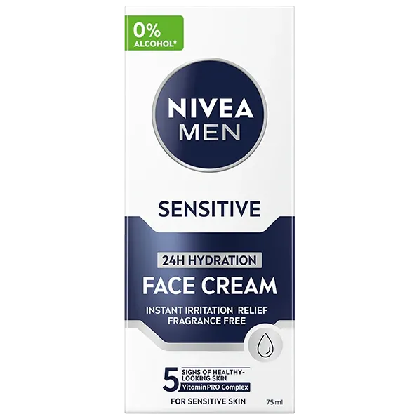 Crema de fata NIVEA Sensitive pentru ten sensibil, 75ml