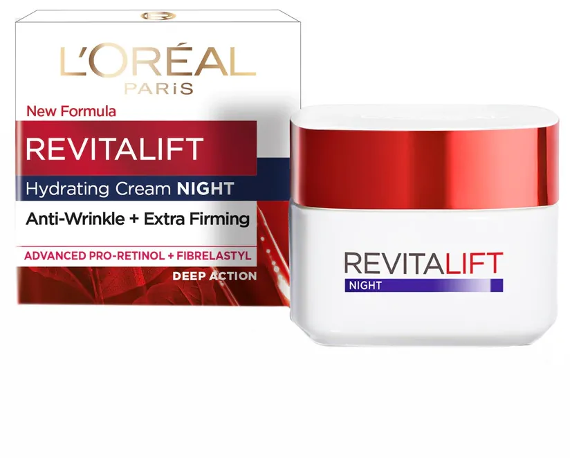 Crema antirid de noapte L'Oreal Paris Revitalift, 50 ml