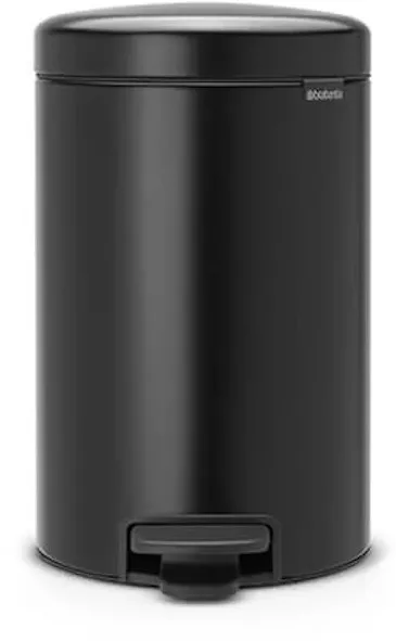 Brabantia Pedal Bin Newicon 12,0 L black matt