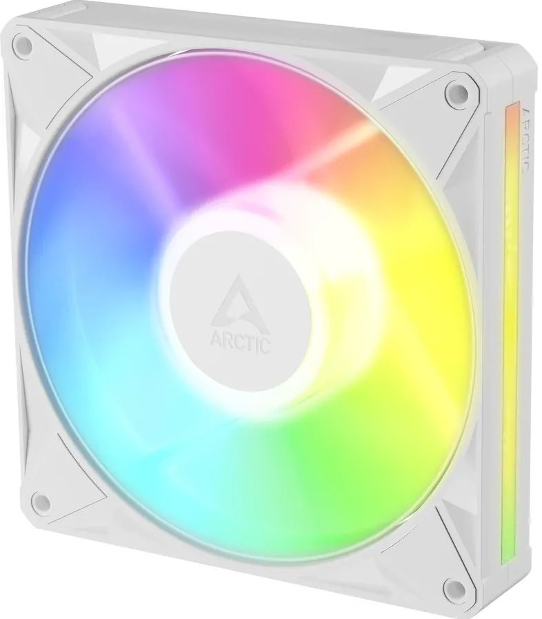 Ventilator Arctic "BioniX P14 A-RGB Wh", 140mm, 450 - 3000 RPM, FDB, 76 cfm, 4-Pin PWM; 3-pin ARGB, alb, "ACFAN00340A" (timbru verde 0.18lei)
