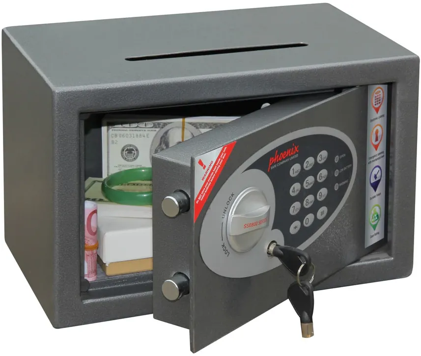 Phoenix Safe Einbruchschutztresor SS0801ED Vela Home Office