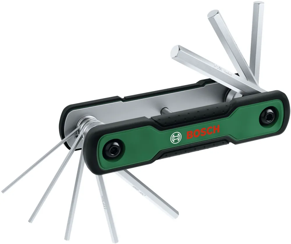 Set de chei hexagonale pliabile 8 în 1 Bosch 1600A039L7