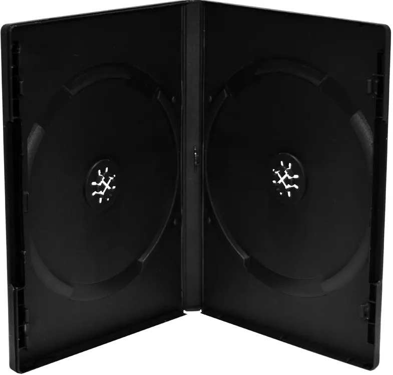 MediaRange DVD Leerhülle für 2 Discs 5er Pack schwarz retail