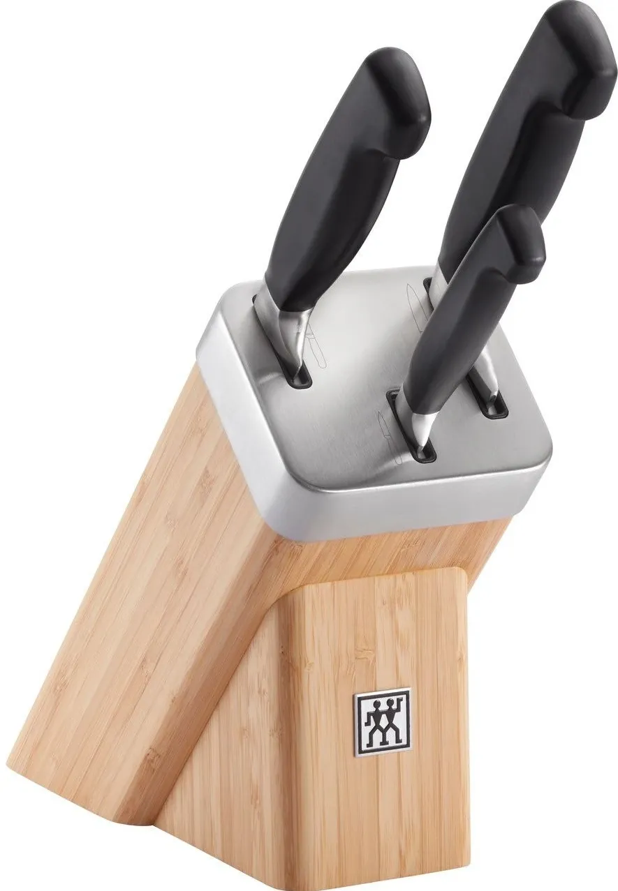 ZWILLING Messerblockset Vier Sterne, 4-tlg, Bambus