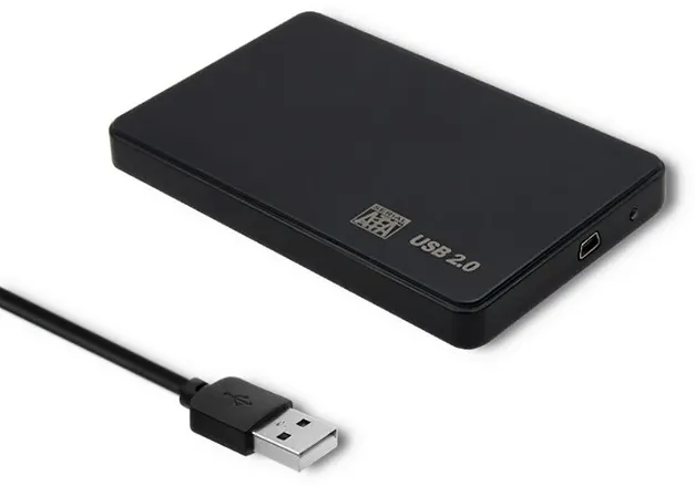 Hard drive adapterUSB2.0 HDD/SSD 2.5" SATA3 blac