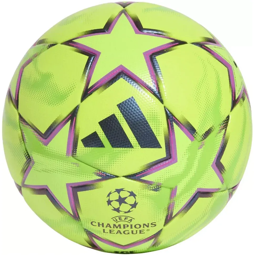 Minge de fotbal, adidas, Marimea 5, Galben / Verde / Mov, UEFA Champions League 26/27 League Winter, FIFA Quality