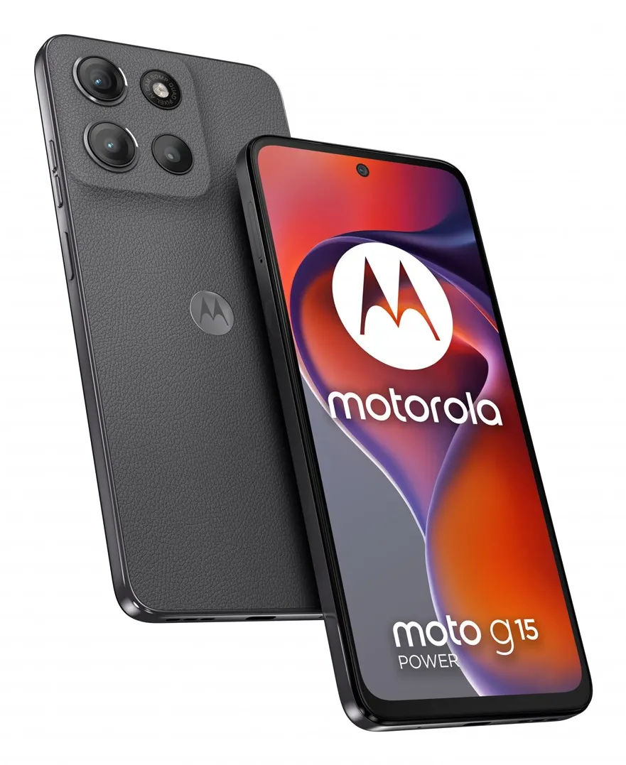 Telefon mobil Motorola moto g15 power, Dual SIM, 256GB, 8GB RAM, 6000 mAh, Gravity Grey