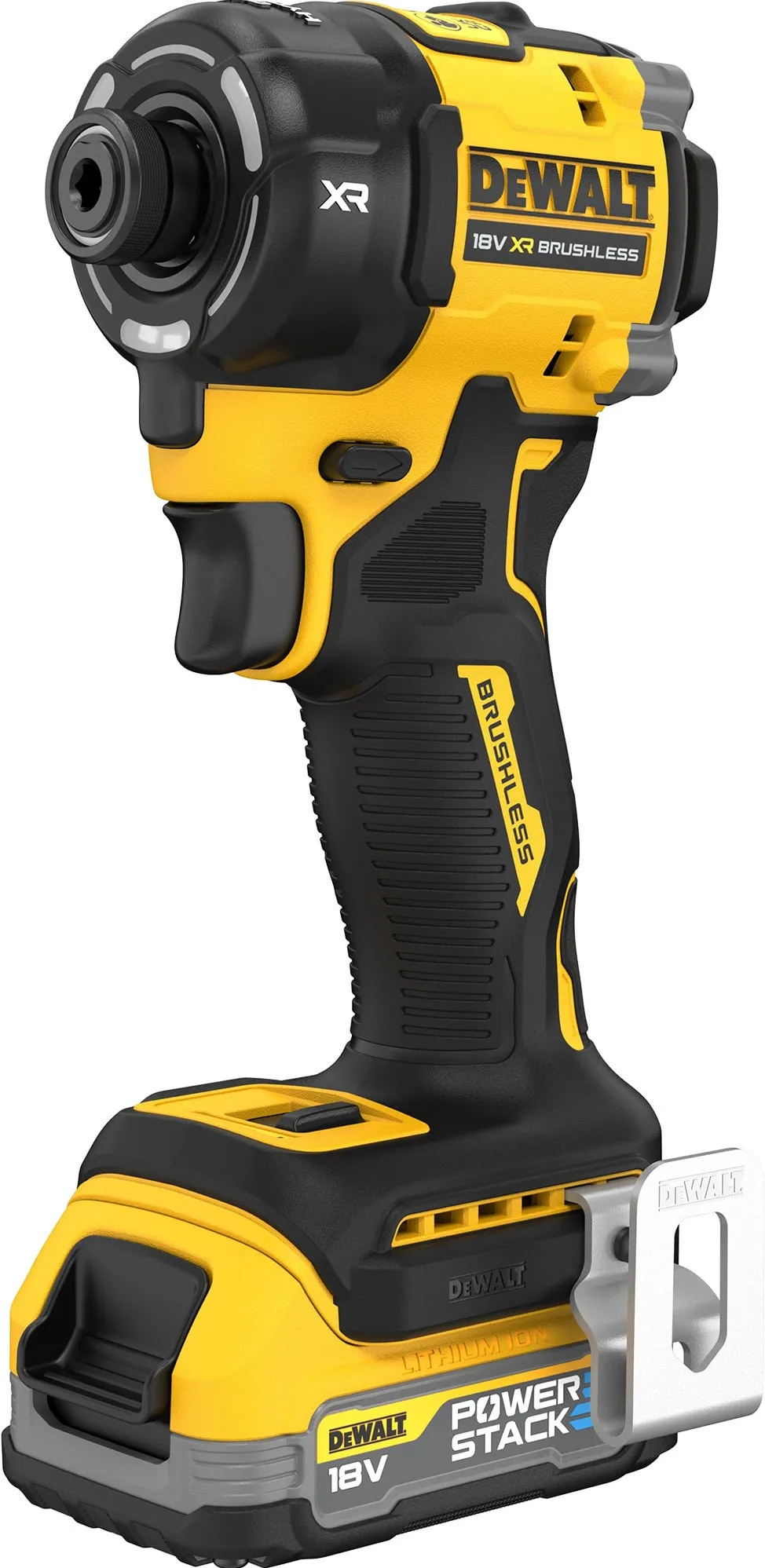 Masina de insurubat cu sistem hidraulic pe acumulator DeWALT DCF870E2T, 18V XR, motor fara perii, 1/4 inch, iluminare LED, cuplu 50 Nm, sistem hidraulic silentios, 3000 RPM, 4500 percutii/min, 2 acumulatori 1.7 Ah, cutie TSTAK, incarcator