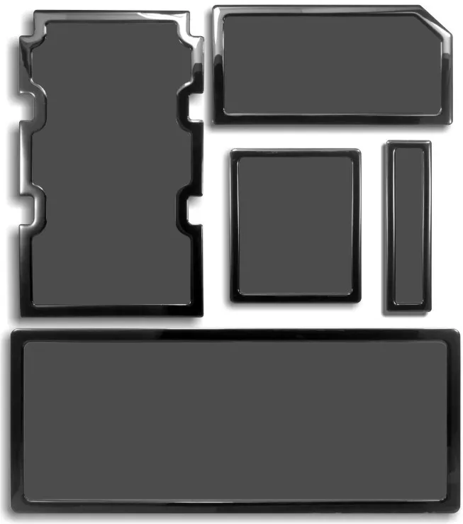 DEMCiflex Demciflex Staubfilter-Set für Corsair Obsidian 750D - schwarz/schwarz