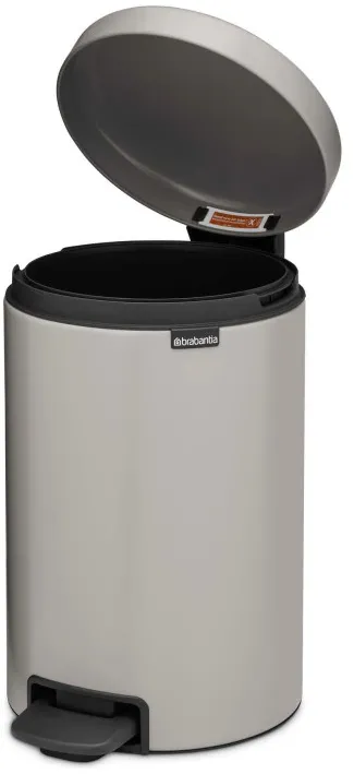 Brabantia Pedal Bin Newicon 12 L Soft Grey