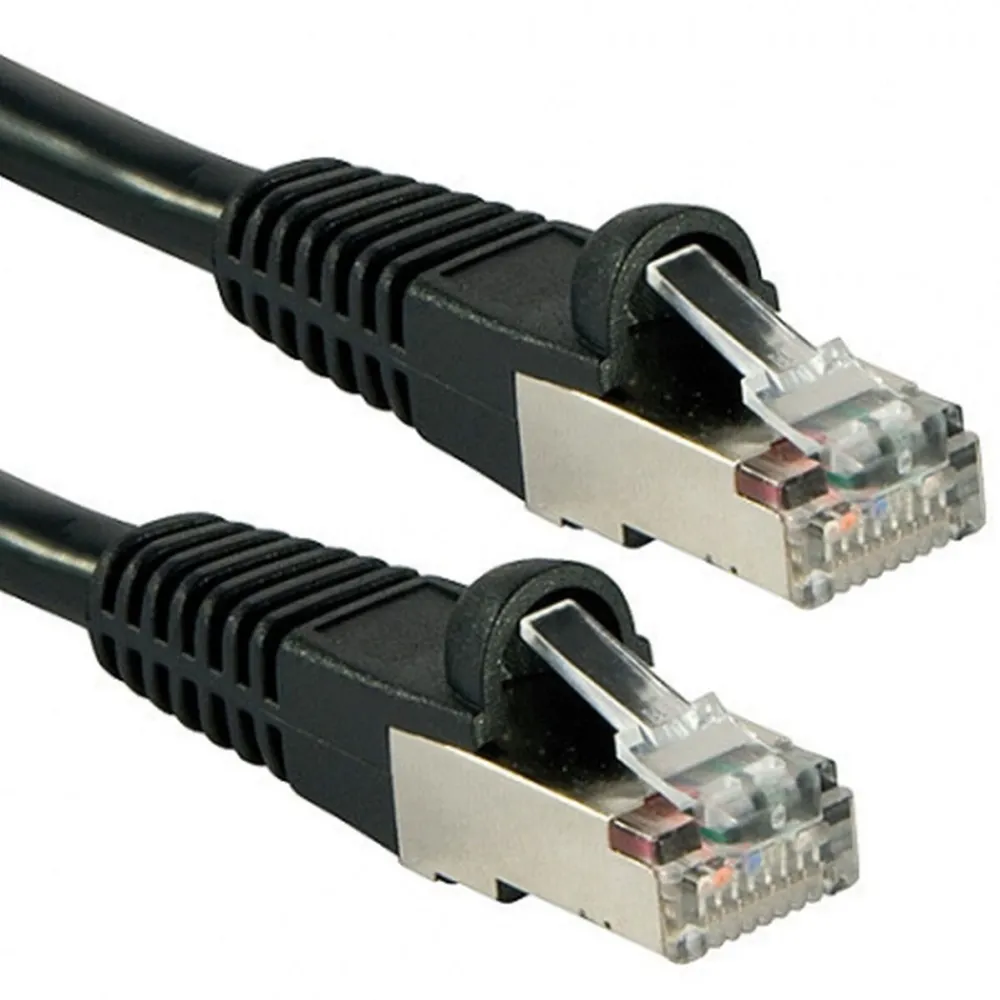 Cablu retea Lindy Cat6A PIMF LSZH 0.30 m negru