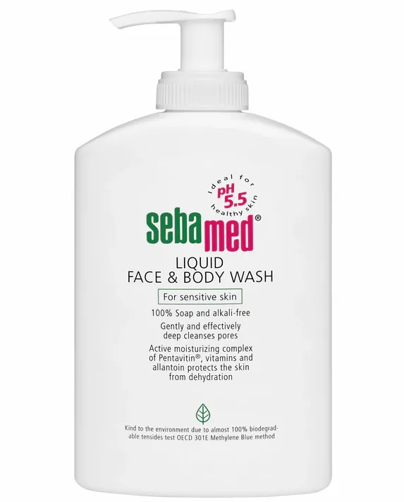 Gel dermatologic de curatare pentru fata si corp Sebamed pentru piele sensibila si normala, 300 ml