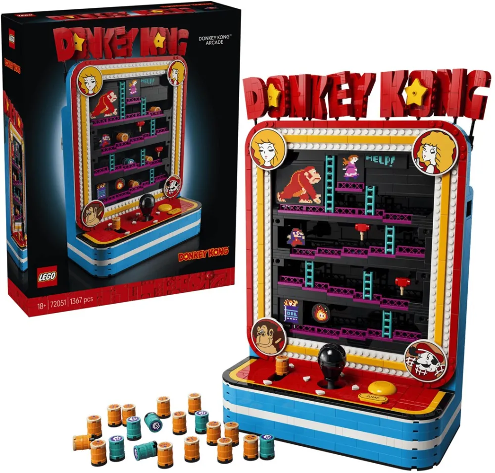 Set de constructie LEGO Joc arcade Donkey Kong™ 72051 72051, 1371 piese