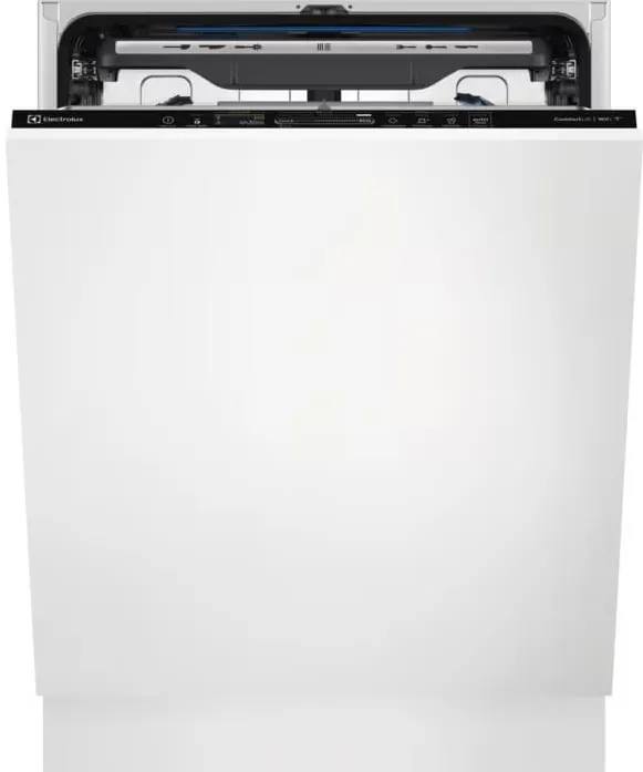 Masina de spalat vase incorporabila Electrolux EEC87400W, 15 seturi, 8 programe, MaxiFlex, AirDry, QuickSelect, Iluminare interioara, Time Beam, WiFi, Afisaj TFT, Clasa C, Motor inverter, 60 cm