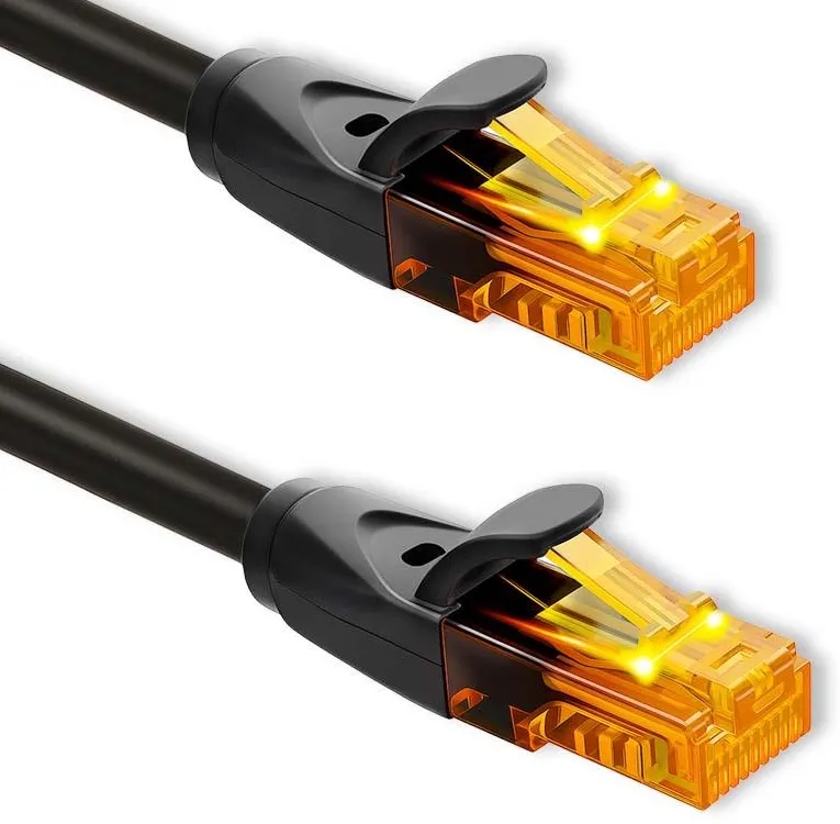 UTP patchcord cable cat6 2xRJ45 25m black