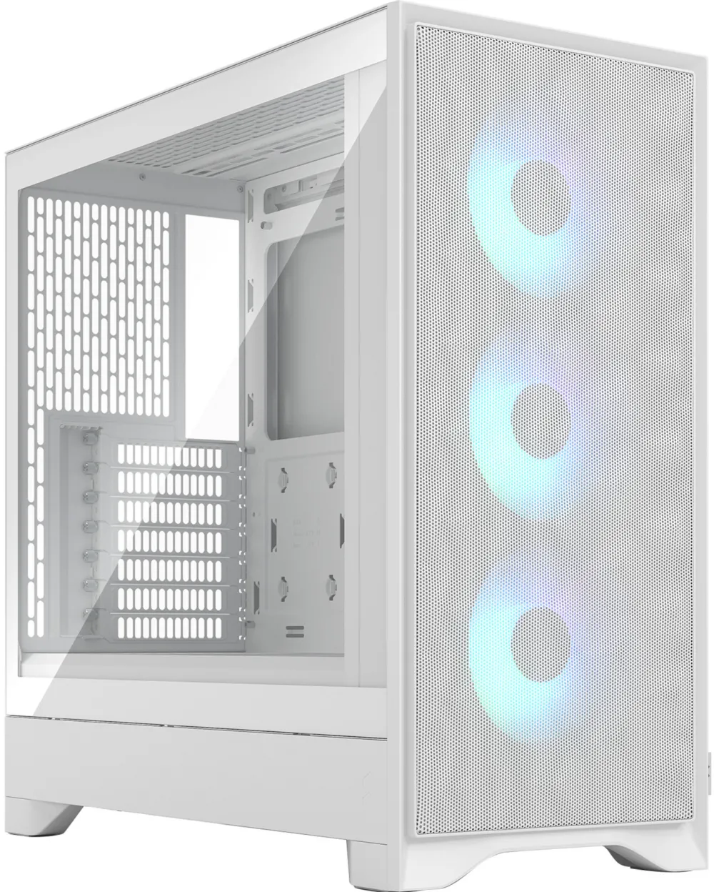Carcasa PC Fractal Design Pop 2 Air TG RGB Midi-Tower alb