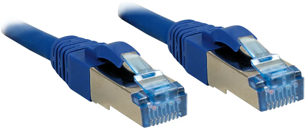 Cablu retea Lindy Cat6A S/FTP PIMF LSZH 3.00 m albastru