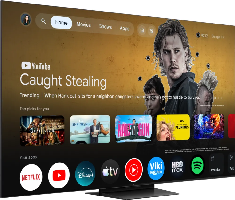 Televizor TCL RGB-MiniLed 85RM7L, 214 cm, Smart Google TV, 4K Ultra HD, 144Hz, Clasa D (Model 2026)