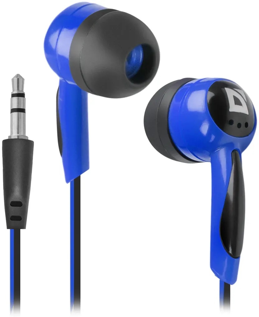 EARPHONES BASIC 604 BLACK-BLUE
