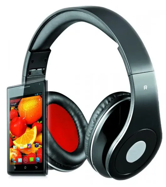 Stereo Headset with microphone, 4pin mini jack AUDIOFEEL2 BLACK