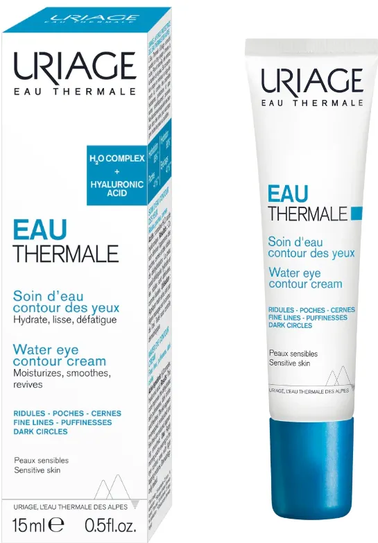 Gel hidratant anti-oboseala Uriage, pentru conturul ochilor, 15 ml