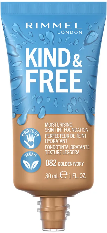 Fond de ten Rimmel Kind&Free 082 Golden Ivory, 30ml
