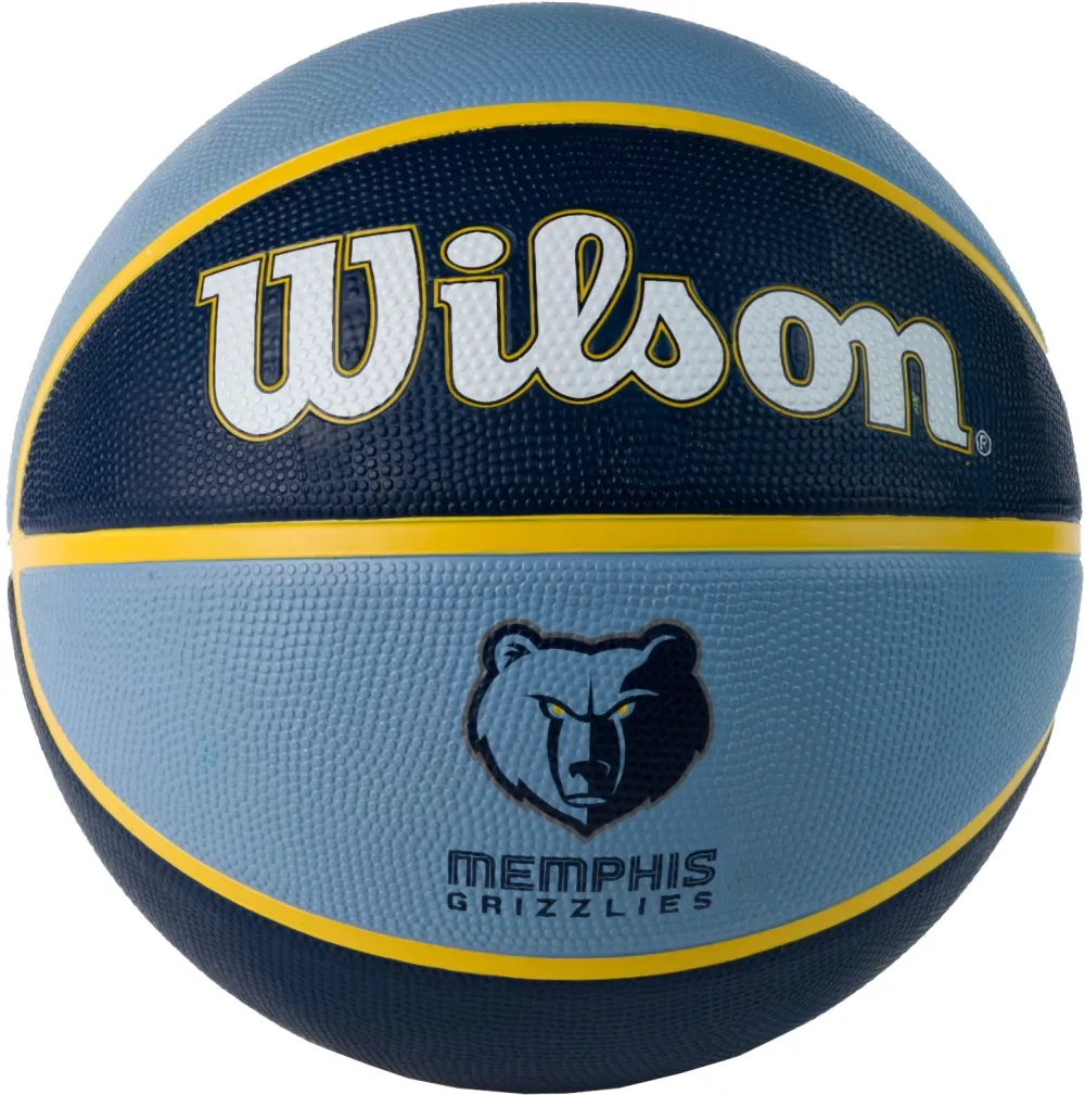 Minge baschet NBA Memphis Grizzlies, Wilson, Marimea 7, Albastru/Bej/Auriu