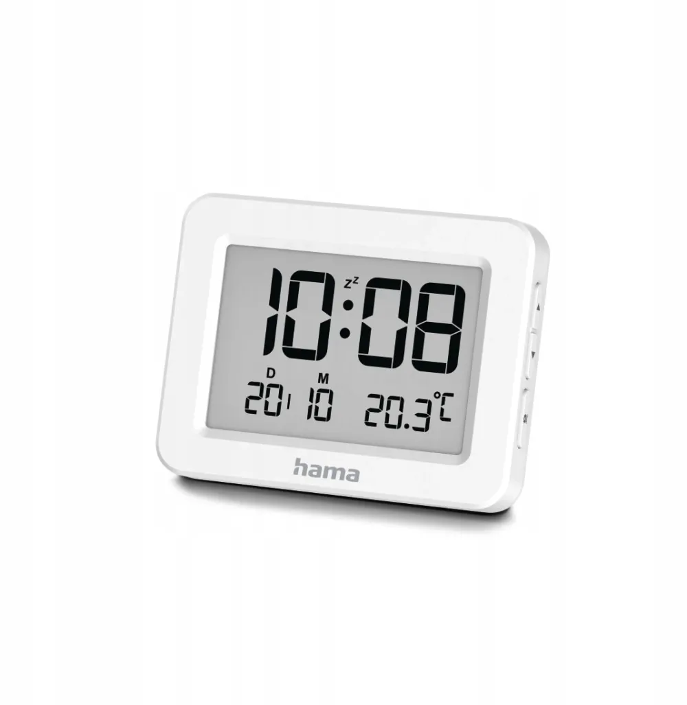 Kos digital alarm clock white