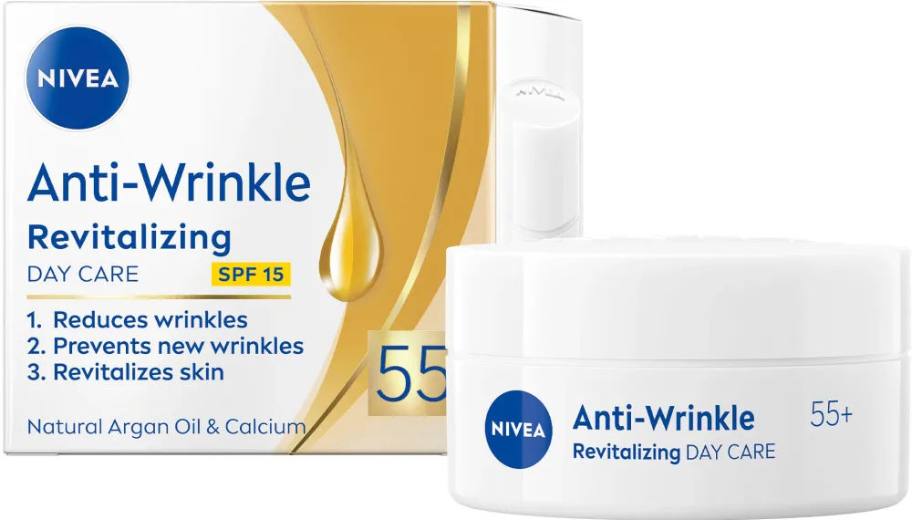 NIVEA, crema anti-rid de zi + Revitalizare 55+