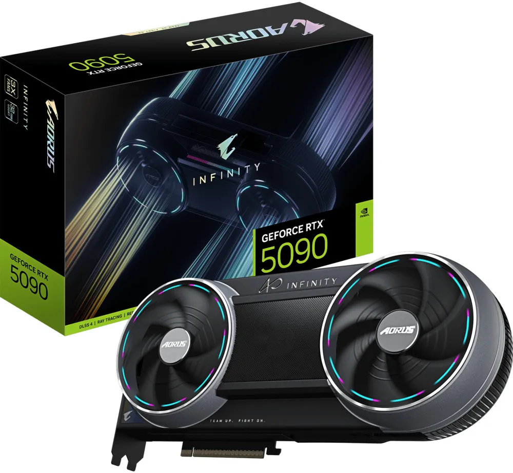 N5090AORUS IF-32GD, GDDR7, 512-bit, Negru