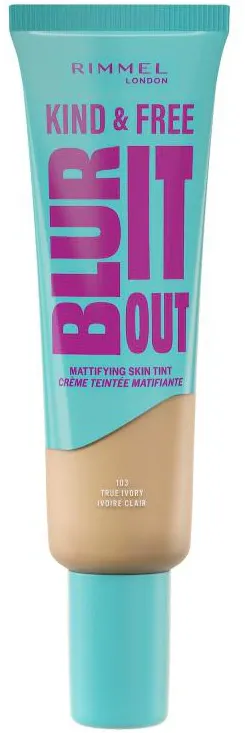 Fond de ten Rimmel Kind & Free Blur It Out103 True Ivory, 30ml