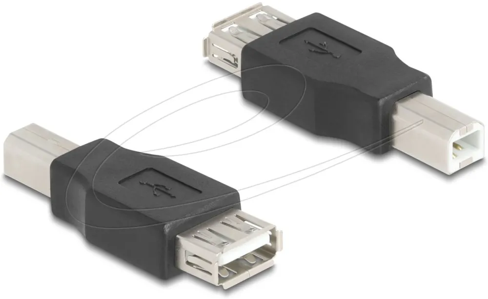 DELOCK USB 2.0 Adapter USB B Stecker zu USB A Stecker