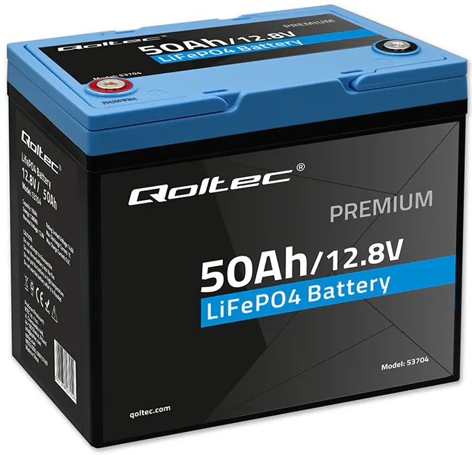 LiFePO4 battery 12.8V, 50Ah, 640Wh, BMS