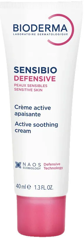 Crema de fata calmanta Bioderma Sensibio Defensive, pentru ten sensibil, 40 ml