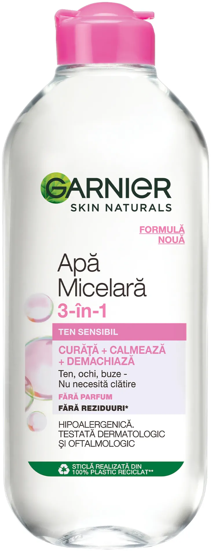 Apa micelara Garnier Skin Naturals pentru ten sensibil, 400 ml