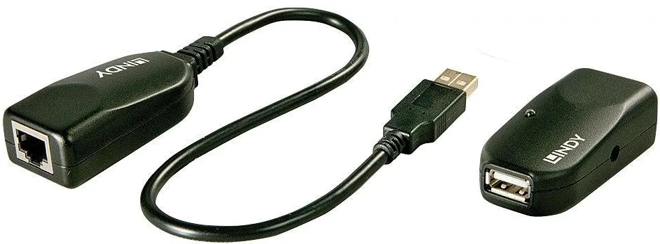 LINDY Extender USB 2.0 Cat5 Classic 1 Port 50m