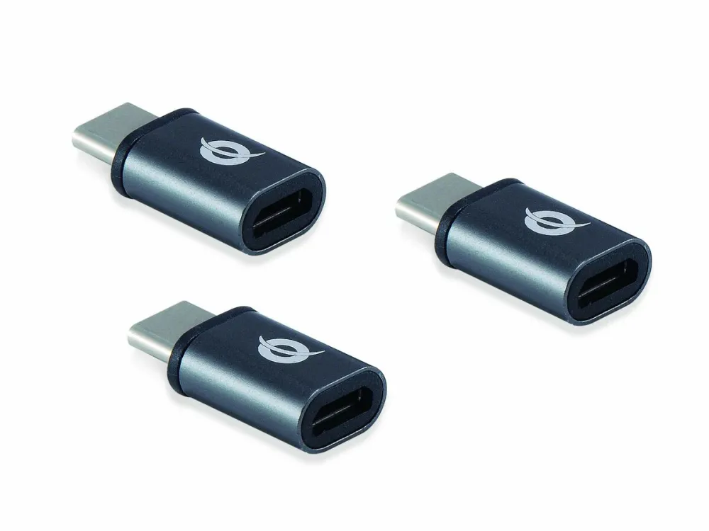 CONCEPTRONIC Adapter USB-C->Micro-B2.0  3Stk 480Mbs   OTG gr