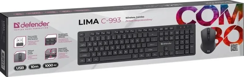 SET KEYBOARD AND MOUSE LIMA C-993 RF