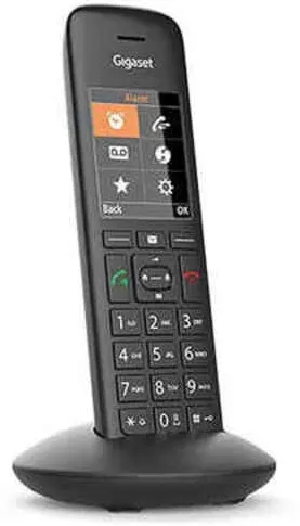 Gigaset C570 HX schwarz int. Mobilteil + Ladeschale