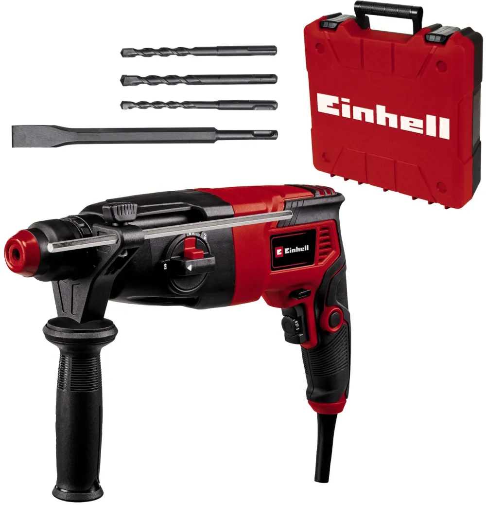 Ciocan rotopercutor Einhell 4257992, 620 W, 2.2J, 4 functii, accesorii