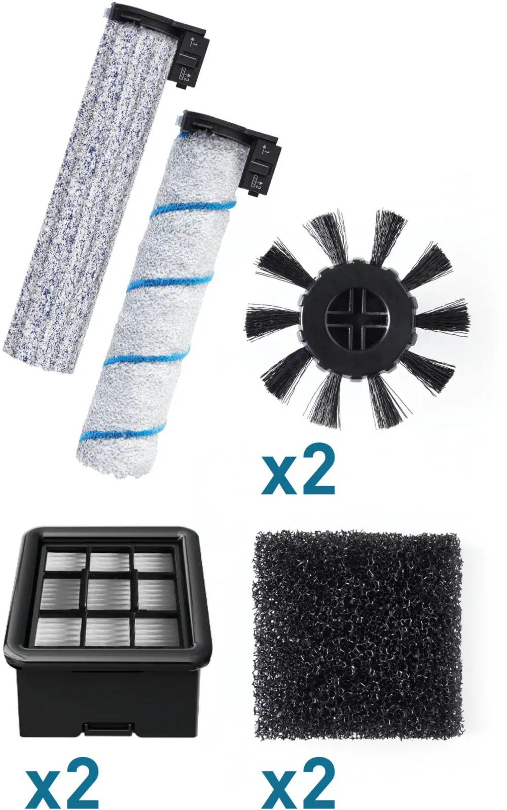 Kit accesorii role si filtre Rowenta ZR335A00 pentru aspiratorul vertical cu spalare X-Clean 4 seriile GZ503xx