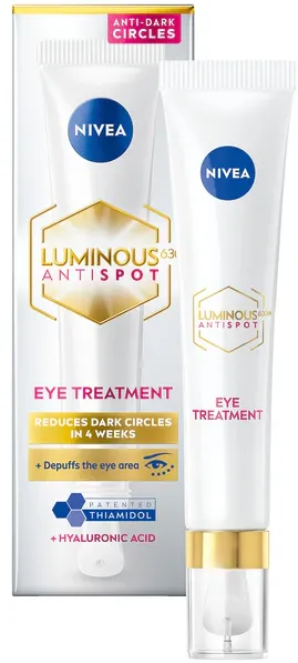 Crema de ochi NIVEA Luminous anti-pete pigmentare, 15 ml