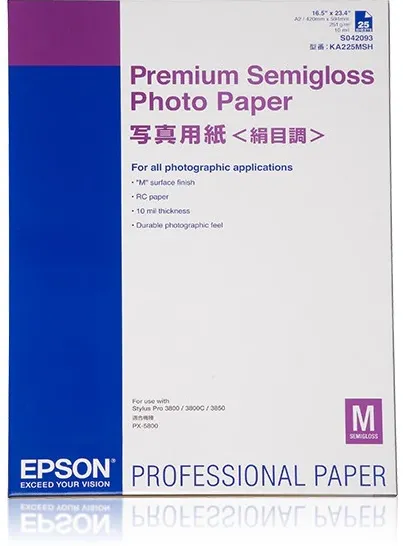 Epson Premium Semigloss Photo A2, 25 sheet, 251g S042093