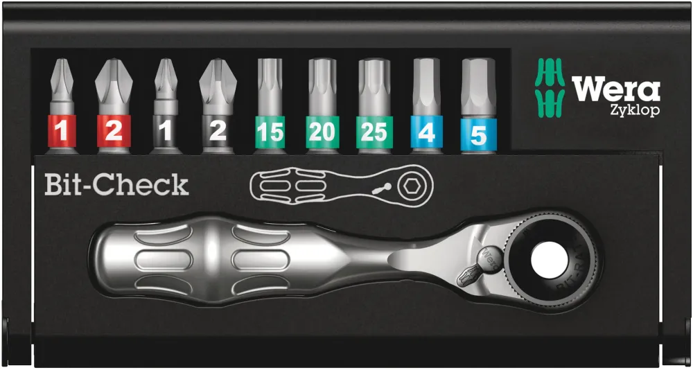 Wera Bit-Check 10 Zyklop Mini BiTorsion 1